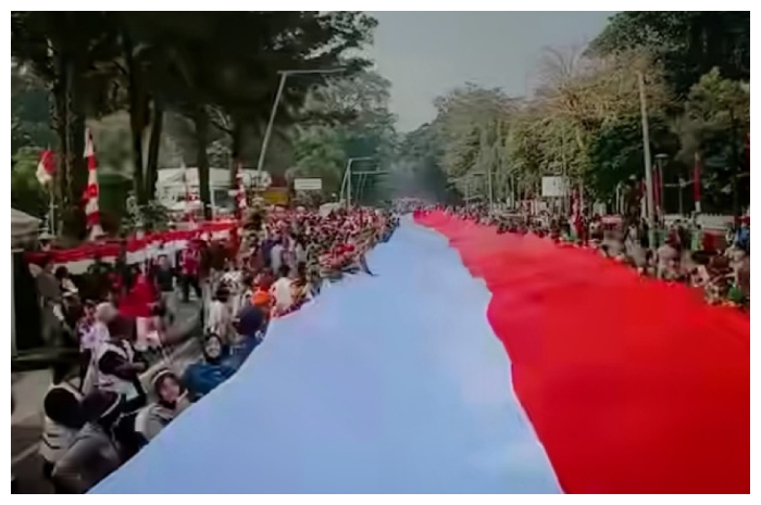 Semarak Festival Merah Putih di Kota Bogor.