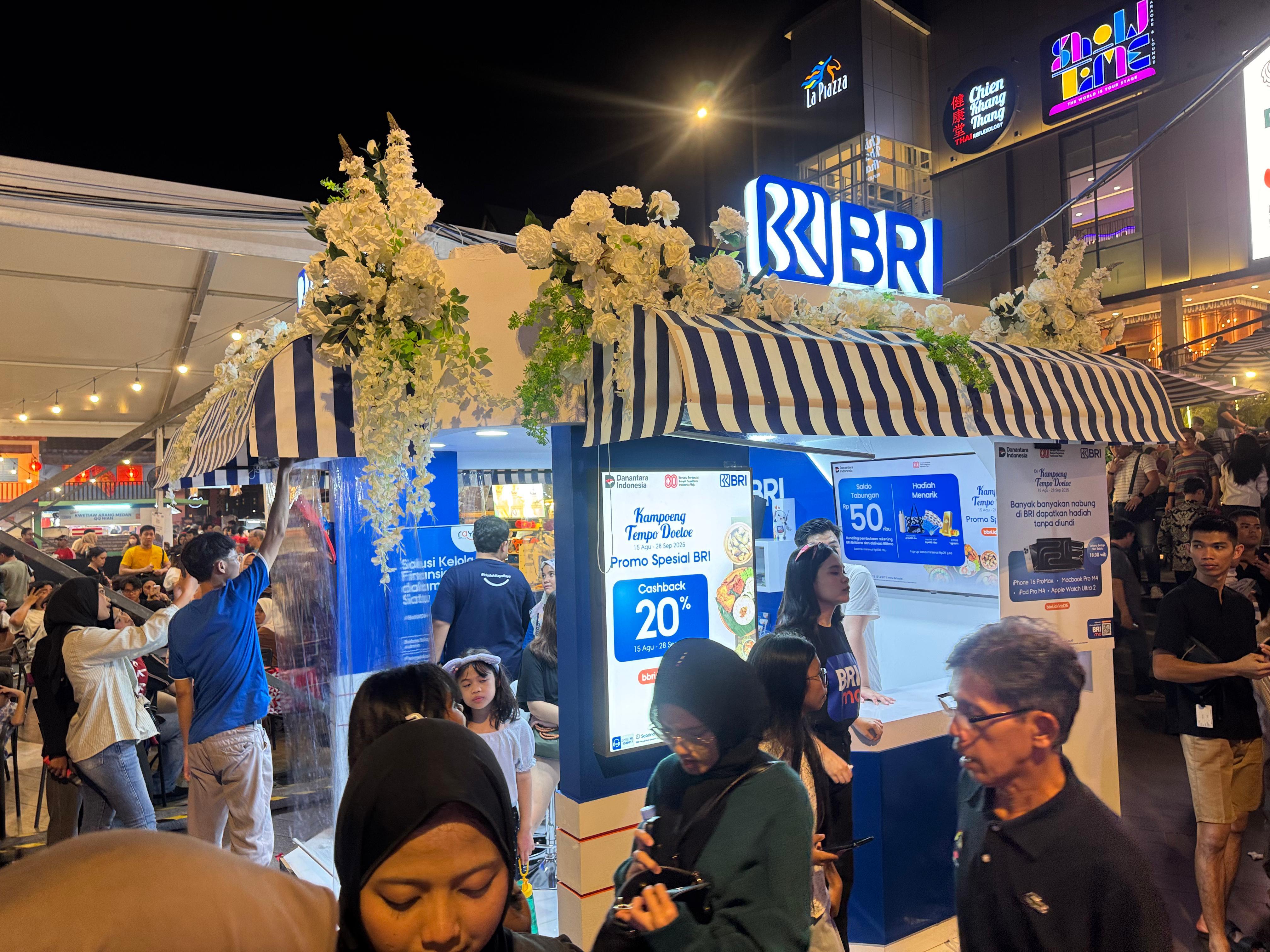 BRI ikut memeriahkan festival kukinet di Kampoeng Tempo Doeloe 2025 Jakarta.
