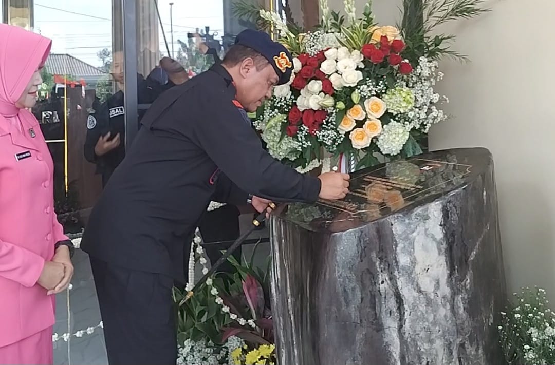 Brimob Polri meresmikan Wisata Juang Korps Brimob Polri di Desa Cikeas, Kecamatan Gunung Putri, Kabupaten Bogor, Selasa 26 Agustus 2025.