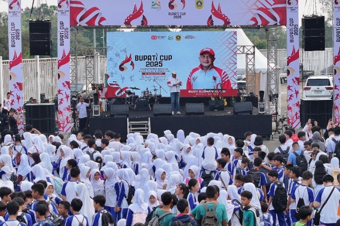 Suasana pembukaan Bupati Cup 2025