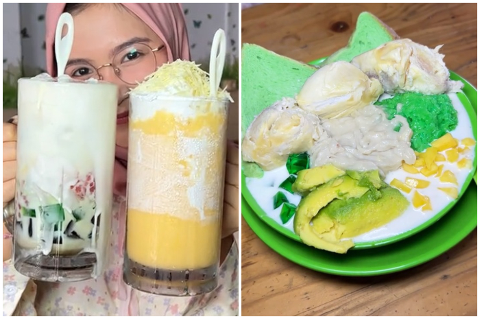 Porsi besar Es Teler Sultan Nirwana di kawasan Sukahati, Cibinong Bogor.