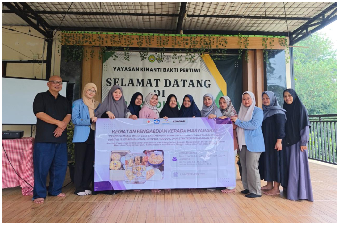 BI Kesatuan mengadakan pengabdian kepada masyarakat bermitra dengan UMKM Egasari Home Industri di Kampung Bitung Ratna, Desa Bitungsari, Ciawi, Kabupaten Bogor.