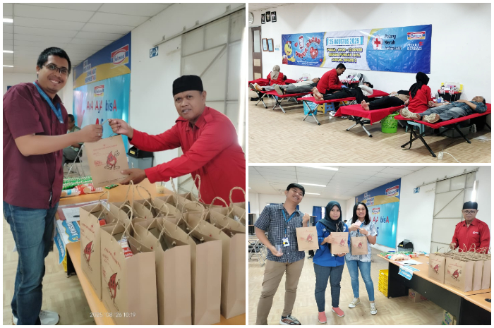 Kegiatan donor darah yang digelar Indomaret Cabang Bogor 2