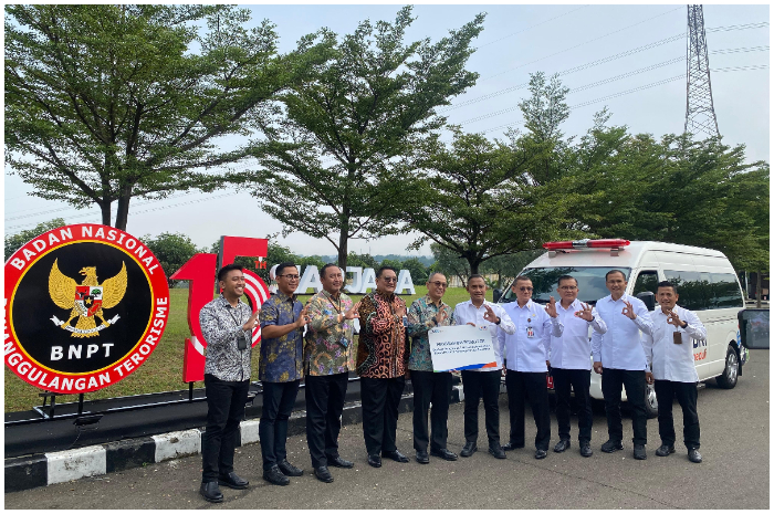 Penyerahan satu unit ambulance ke BNPT dari&nbsp;BRI Branch Office (BO) Bogor Dewi Sartika