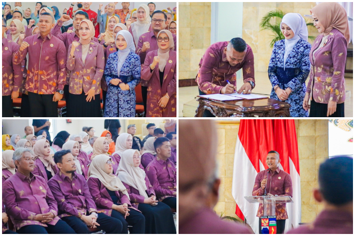 Pelantikan Pengurus Dekranasda Kota Bogor Periode 2025&ndash;2030.