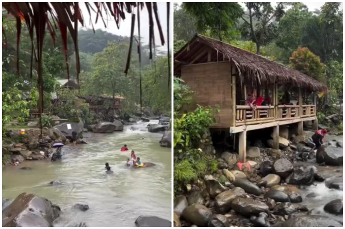 Suasana Leuwikunten Sentul di&nbsp;kawasan Karang Tengah, Kecamatan Babakan Madang, Kabupaten Bogor