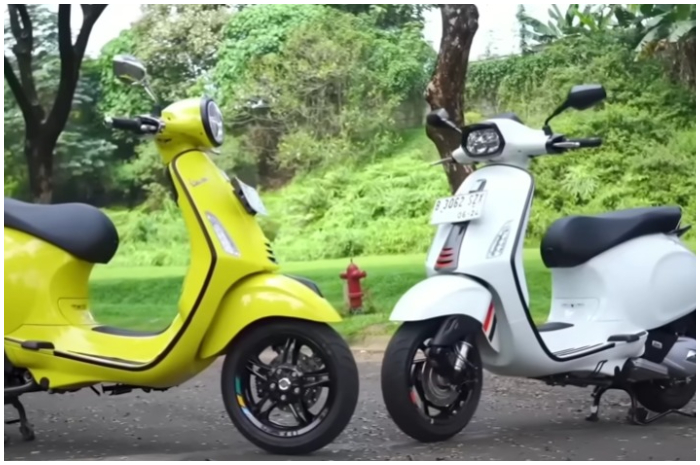 Beberap jenis Vespa Matic dengan harga jual cukup fantastis.