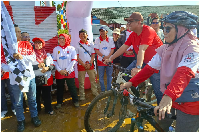 RSUD R. Moh Noh Nur berpartisipasi dalam Fun Bike Bupati Bogor Cup 2025 Tour Malasari Halimun Salak.