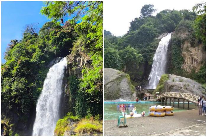 Suasana di kawasan Curug Bidadari Sentul Paradise Bogor.