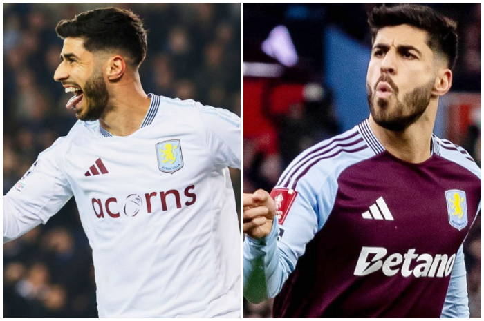 Marco Asensio saat tampil bersama Aston Villa dalam laga Premier League melawan Bournemouth di Stadion Vitality.