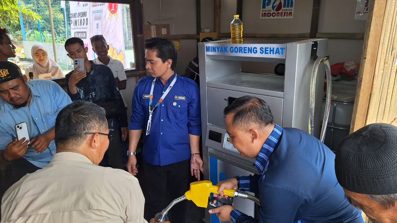 Peresmian depo Pomindo Situ Gede, Kota Bogor, pada Selasa 2 September 2025.