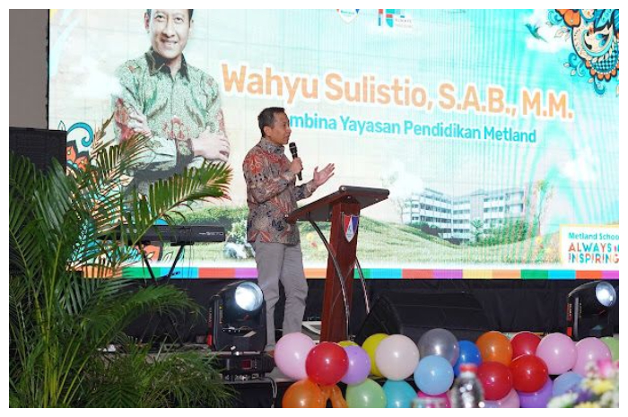 Suasana saat para siswa di SMK Metland Bogor mengikuti CGP.