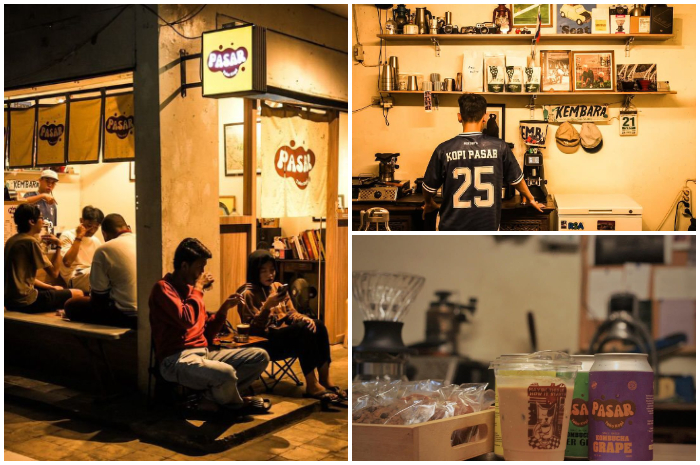 Suasana Toko Kopi Pasar di dalam kawasan Pasar Cibinong.
