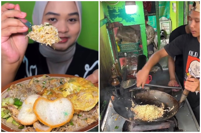 Menu Nasi Goreng Pakde Bejo dengan porsi melimpah dan harga murah meriah.