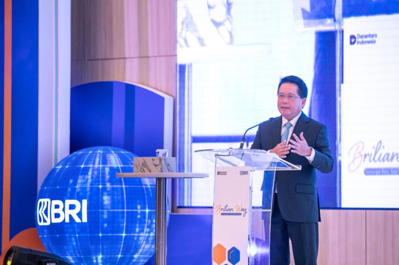 Direktur Utama BRI Hery Gunardi menjelaskan strategi keberhasilan BRI.