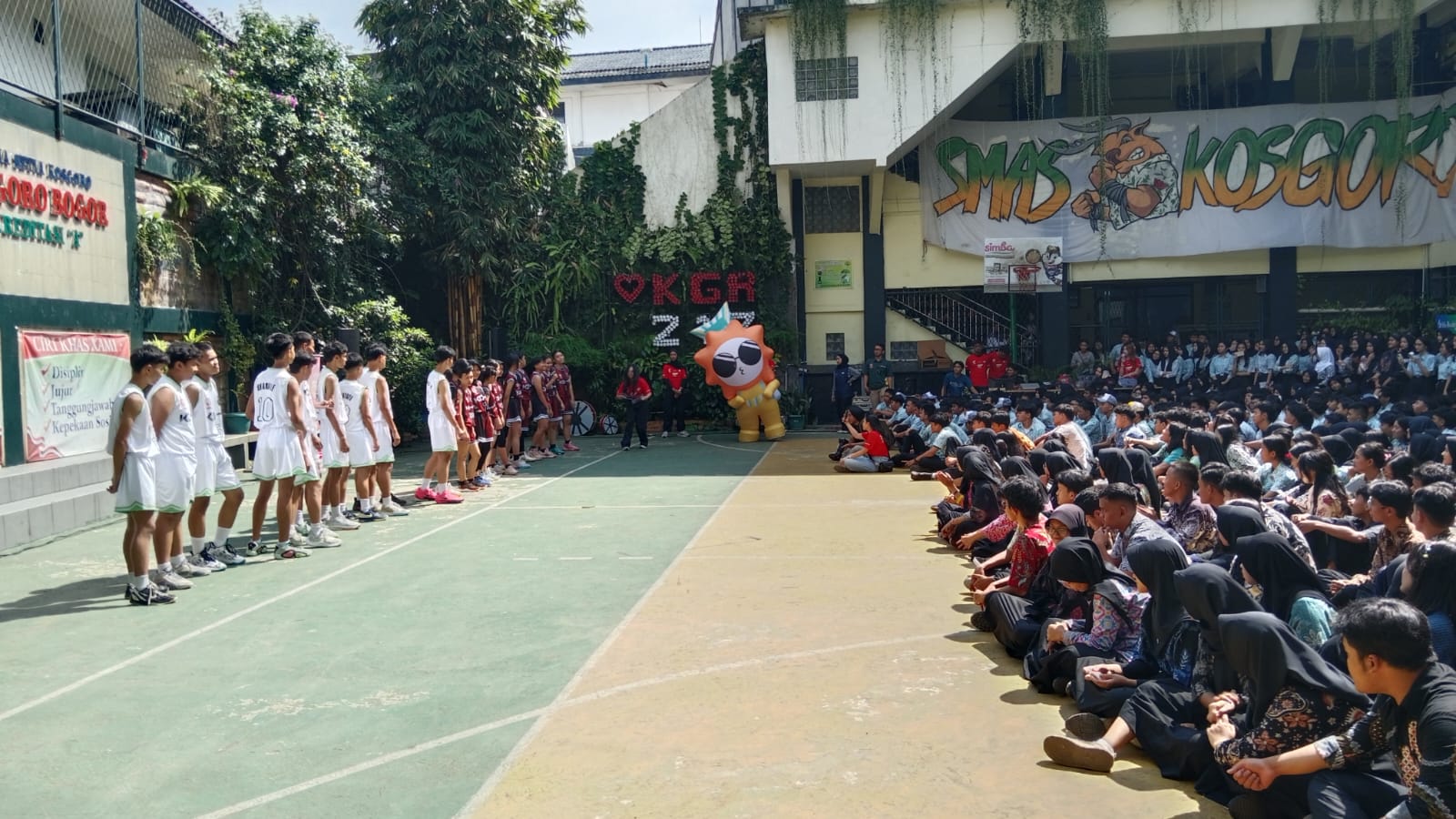 Roadshow Honda DBL with Kopi Good Day West Java-West di SMA Kosgoro, Rabu, 3 September 2025.