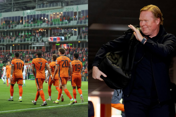 Pelatih Belanda, Ronald Koeman siap menjalani laga melawan Polandia.