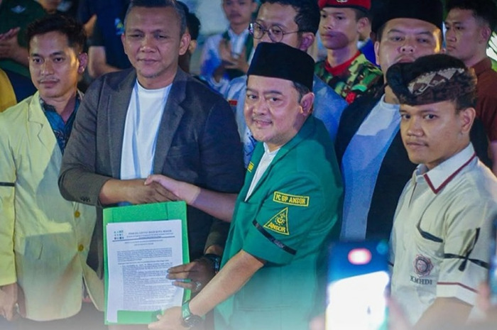 Wakil Walikota Bogor Dedie Rachim bersama para anggota OKP Lintas Iman.
