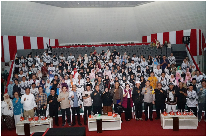Sejumlah peserta mengikuti Seminar Bersahabat dengan Media dan Wartawan di Aula Setda Kabupaten Bogor, Kamis 4 September 2025.