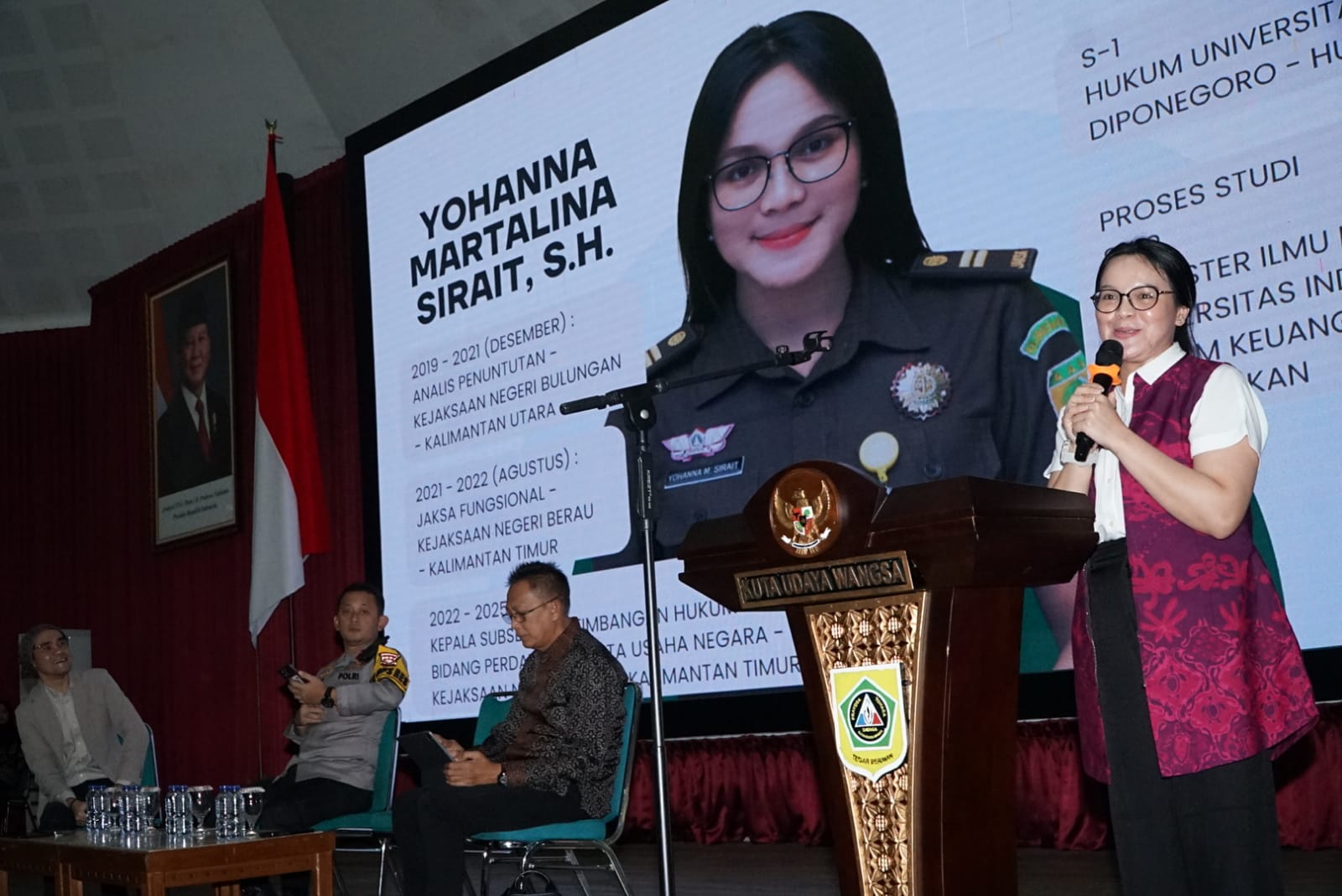 Jaksa Fungsional Bidang Intelijen Kejaksaan Negeri Kabupaten Bogor, Yohanna Martalina Sirait.