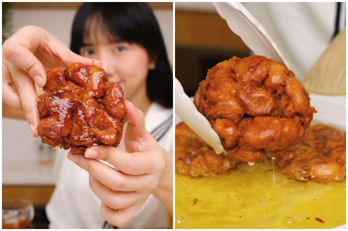 Resep pisang goreng madu crunchy ala Luvita Ho.