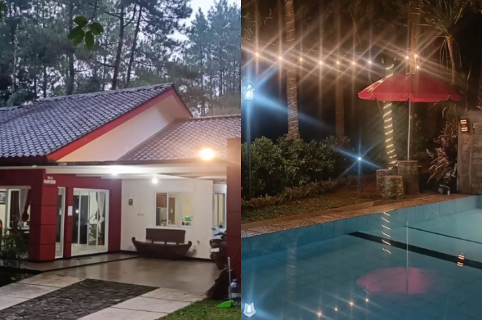 Villa Maroon di Puncak Bogor