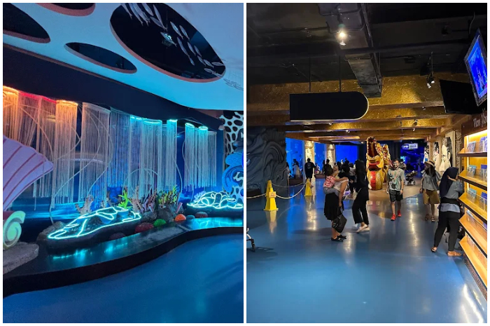 Suaasna di dalam kawasan Jakarta Aquarium and Safari.
