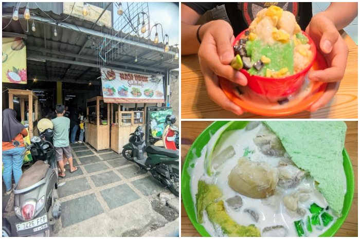 Es Teler Sultan Nirwana, yang menyajikan es teler creamy dan enak cocok disantap saat cuaca panas.