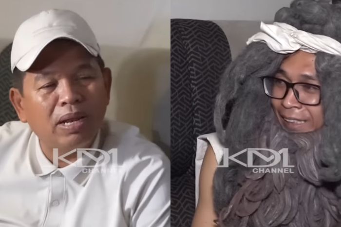 Gubernur Jawa Barat dan Dani dengan kostum Wiro Sableng