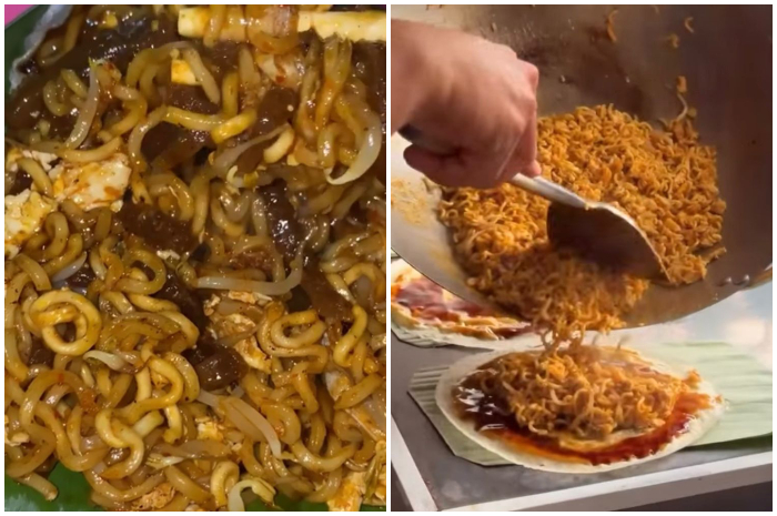 Menu lumpia yang enak di Lumpia Bang Ajie Kota Depok.