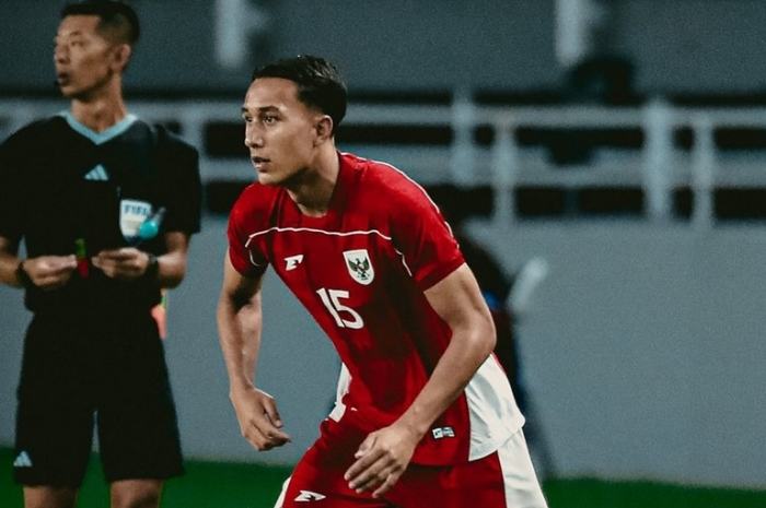 Debut perdana Miliano Jonathans bersama Timnas Indonesia.