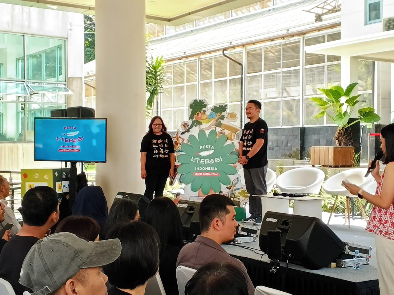 Pesta Literasi Indonesia 2025 resmi dibuka di Kebun Raya Bogor, Kota Bogor, Sabtu 6 September 2025.