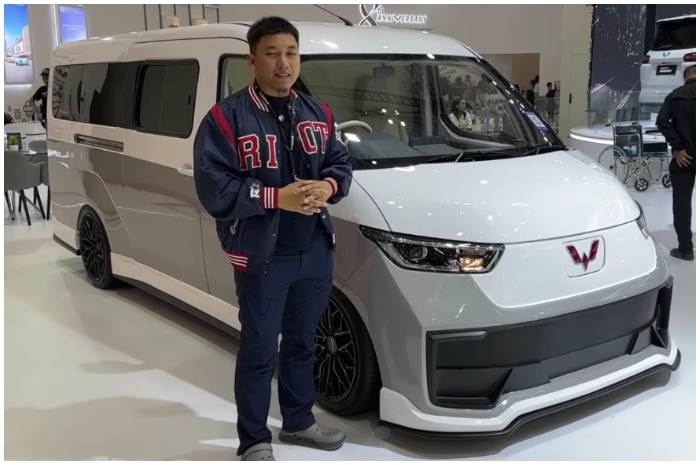 Penampakan van listrik dari Wuling.