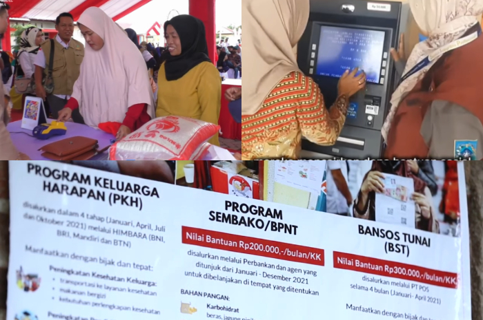 Pencairan bansos PKH dan BPNT dari Kemensos RI