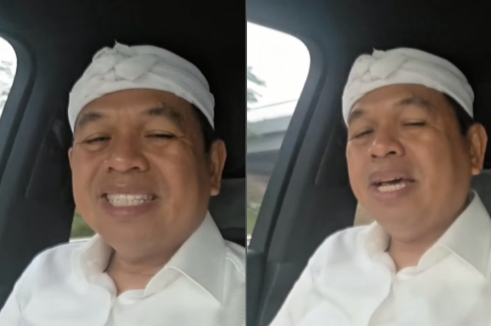 Gubernur Jawa Barat Dedi Mulyadi tengah perjalanan menuju Kabupaten Bogor pasca majelis taklim ambruk di Desa Sukamakmur, Kecamatan Ciomas, Senin, 8 September 2025.