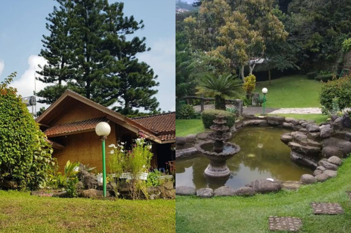 Villa Kayu Kampung Kareo Puncak Bogor