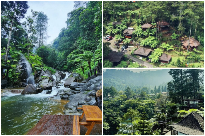 Suasana indah dan asri di kawasan Bukit Caimandala Camp, Cisarua Bogor.
