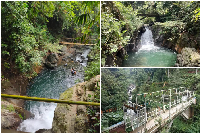 Kawasan Curug Putri Kencana dengan keindahan alamnya yang super duper sejuk, asri dan nyaman.