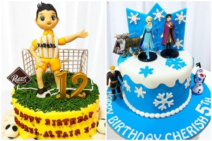 Sejumlah kue yang bisa costum di&nbsp;Rafita