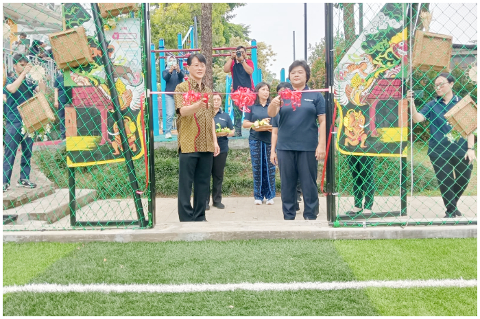 Peresmian fasilitas baru Sekolah Taruna Bangsa.
