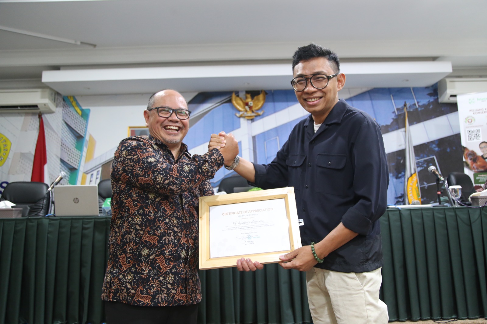 Kegiatan Belantara Learning Series Episode 13, dengan tema &ldquo;Peluang Koeksistensi Dalam Upaya Konservasi Orangutan Tapanuli&rdquo; pada Kamis, 4 September 2025.