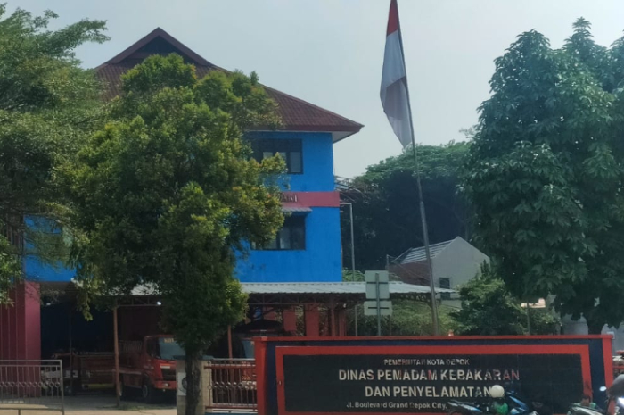 Kantor Dinas Pemadam Kebakaran dan Penyelamatan Kota Depok.