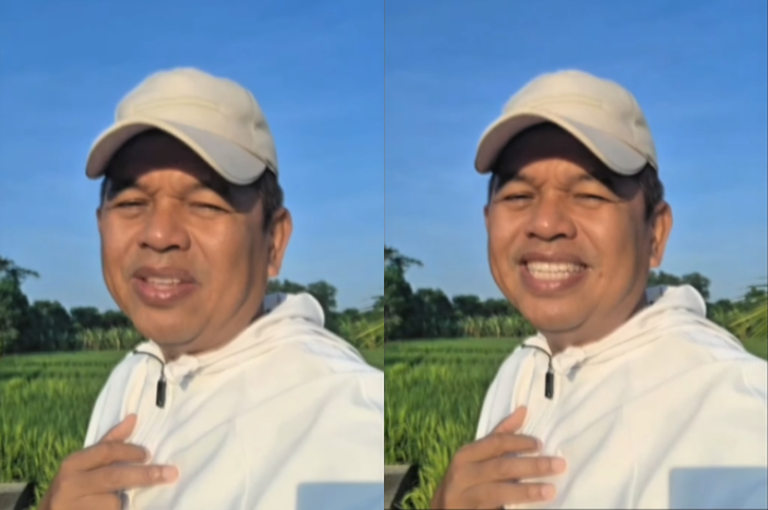 Gubernur Jawa Barat Dedi Mulyadi menyampaikan keterangan terkait masyarakat yang datang ke Lembur Pakuan.