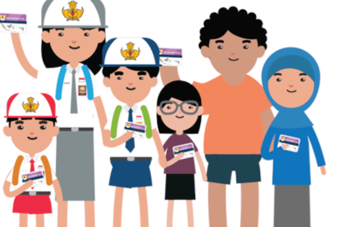 Ilustrasi anak sekolah penerima bansos PIP