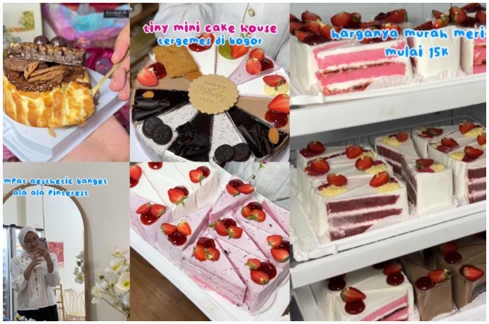 Menu cake di Diary Fluffy Bogor.