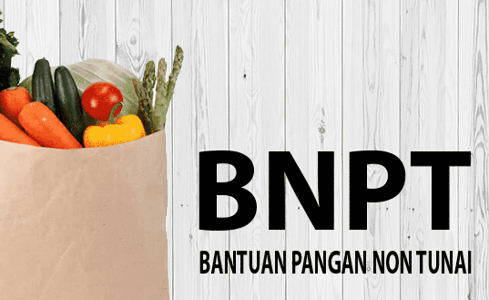 Ilustrasi bansos BPNT.