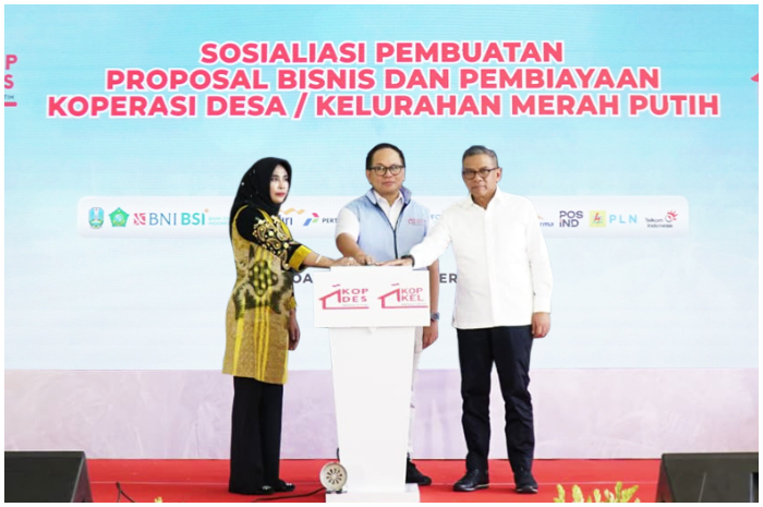 BRI saat berpartisipasi dalam Sosialisasi Pembuatan Proposal Bisnis dan Pembiayaan KDKMP.
