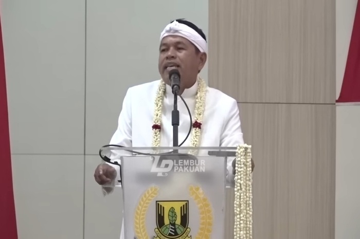 Gubernur Jawa Barat Dedi Mulyadi saat hadiri HUT Sukabumi