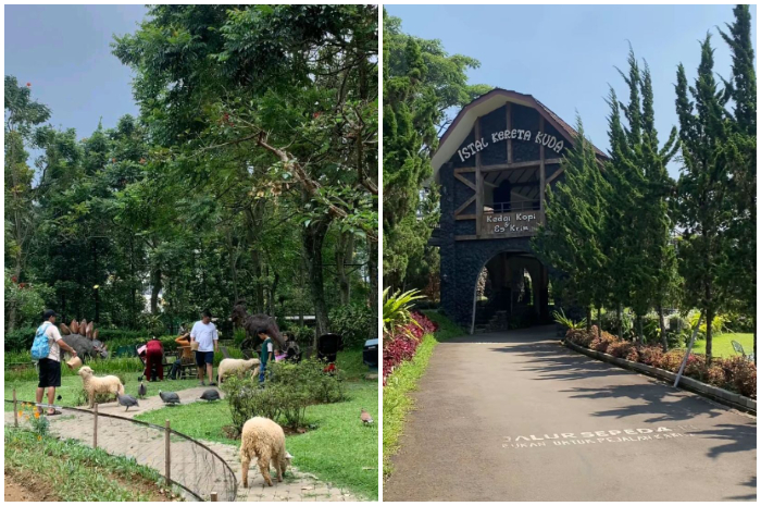 Suasana di&nbsp;The Ranch Puncak Bogor yang mengusung konsep suasana Eropa.