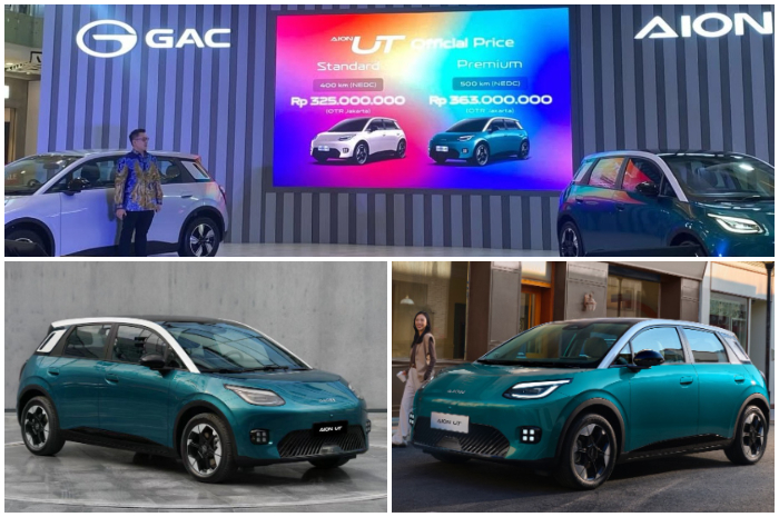 GAC AION UT resmi meluncur di Indonesia dengan dua varian, Standard dan Premium.